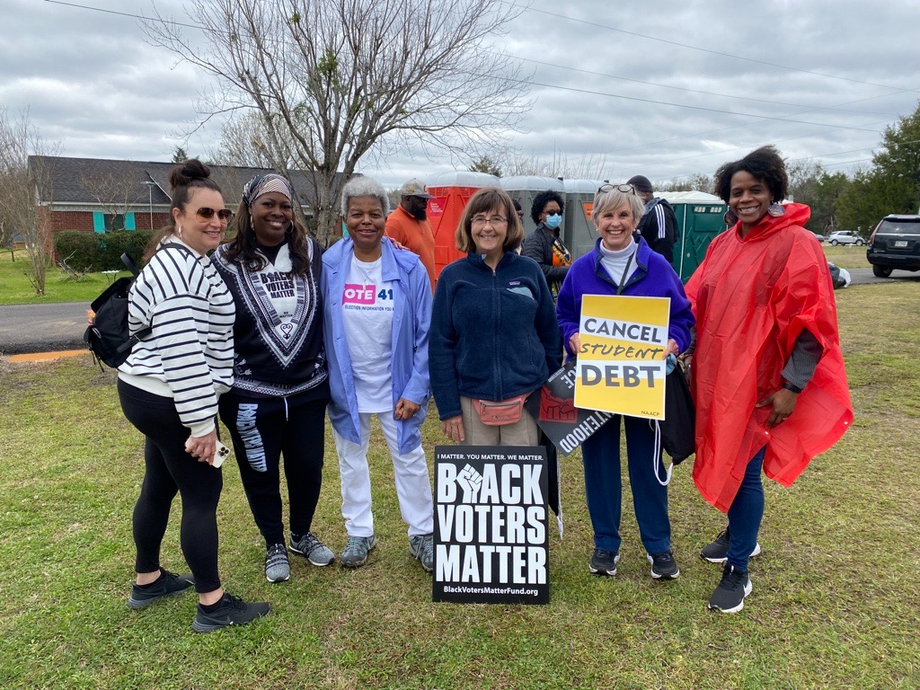 LWV staff at the 2023 Selma Anniversary march